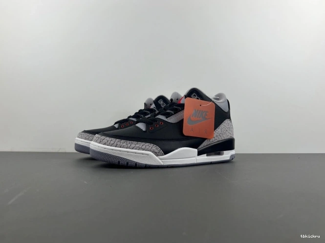 TBkick Jordan DN3707-010 Black Cement 3 Air 0801